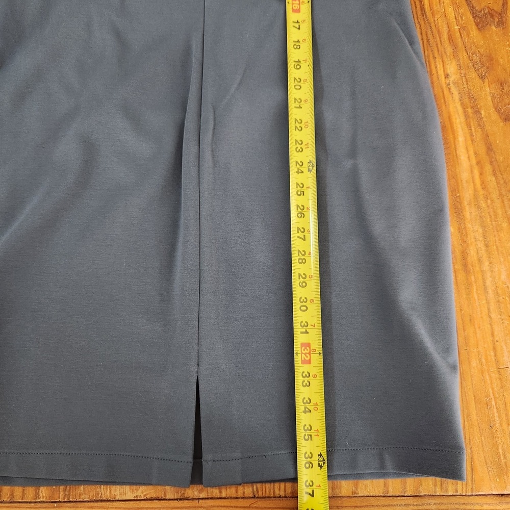 Lafayette 148 New York Blue Peplum Stretch Ponte Knit Dress Sz 16 Career Classic - Picture 14 of 14